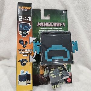 Minecraft Flippin' Figs 2-in-1 Harden Soulk Catalyst Figure - Black & Teal
